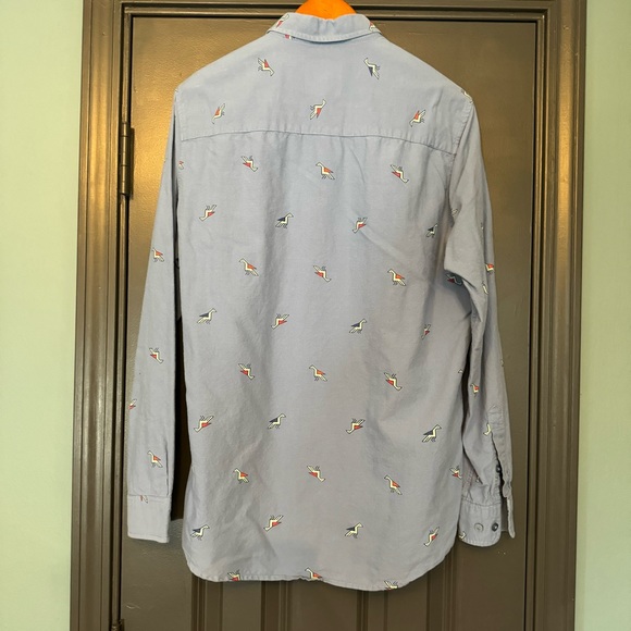 WeSC 🦜 Bird Print LS Button Down Shirt - Picture 9 of 9
